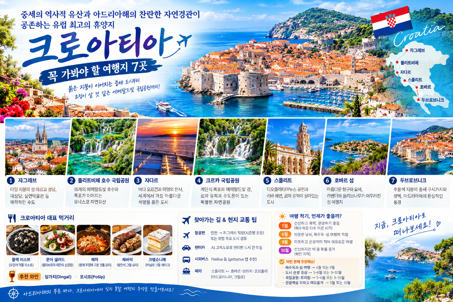 크로아티아 여행 완벽 가이드