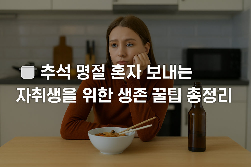 추석 명절 혼자 보내는 자취생을 위한 생존 꿀팁 총정리