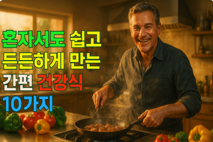 50대 남자도 혼자 쉽게 하는 요리