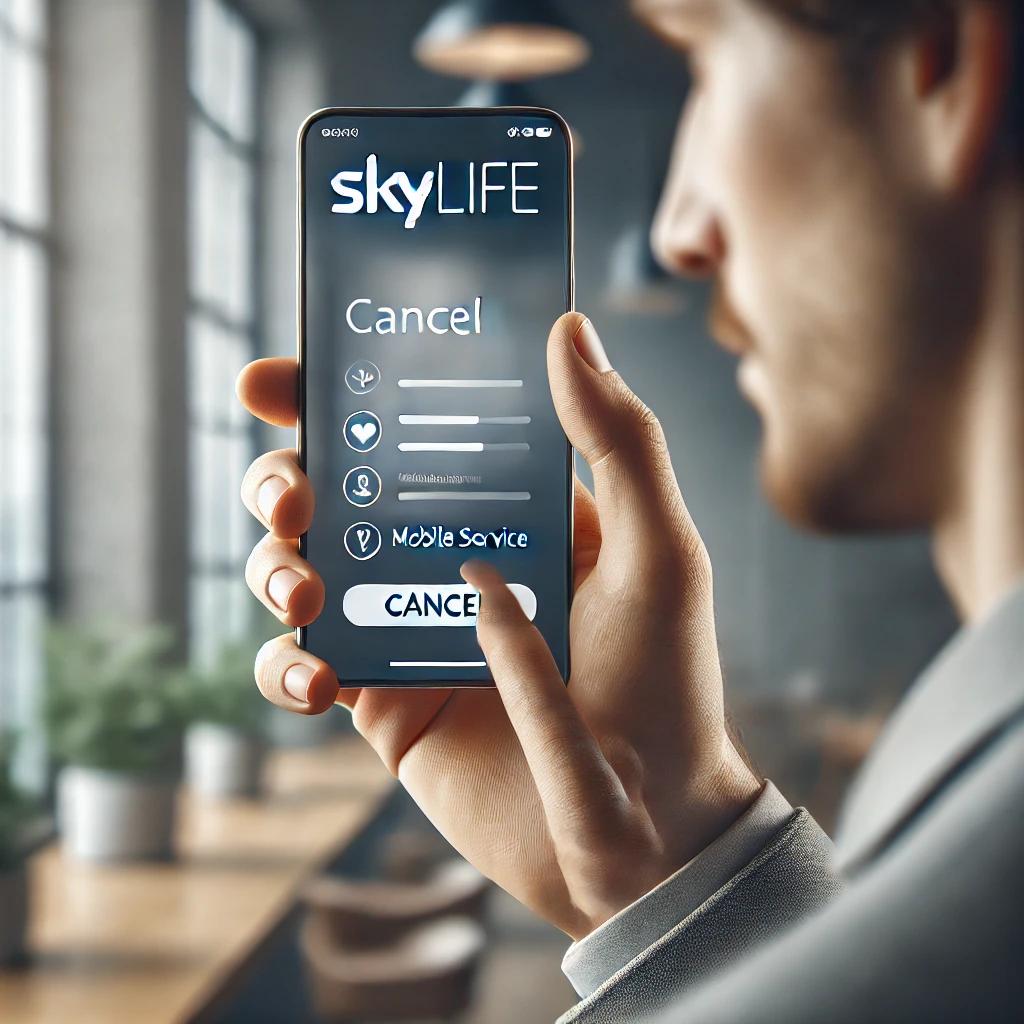 스카이라이프 알뜰폰 해지