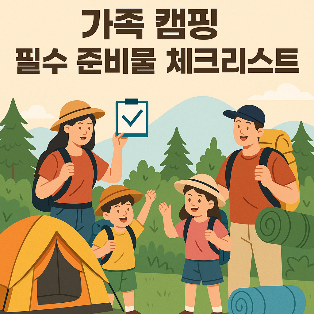 가족캠핑 체크리스트