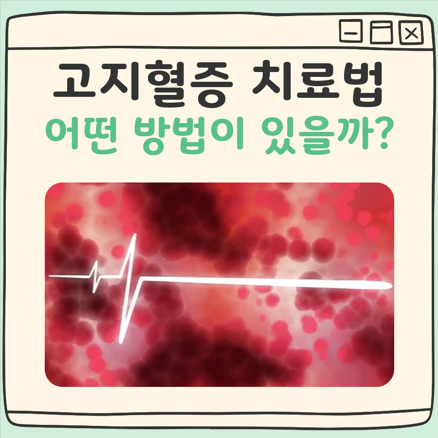 고지혈증 치료법 대표 이미지