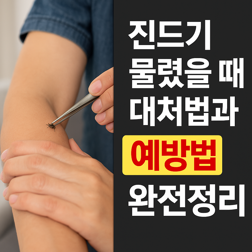 진드기 물렸을 때 대처법