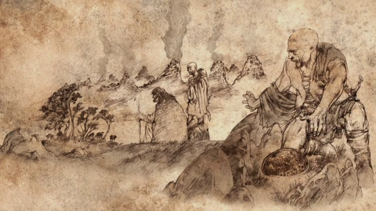14개의 화산 근처에 사는 발리리안 사람들