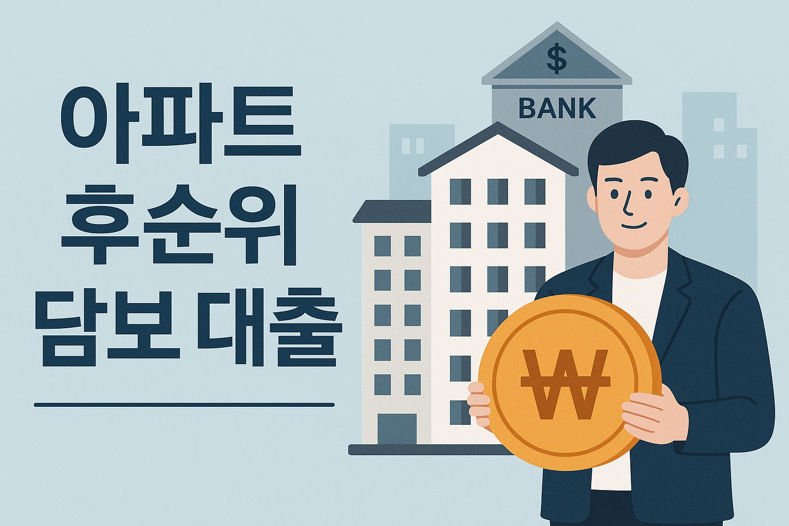 아파트 후순위 담보 대출에 관한 이미지