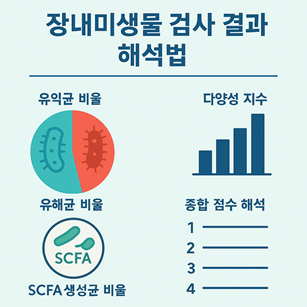 장내미생물 검사 결과 해석법 관련 사진