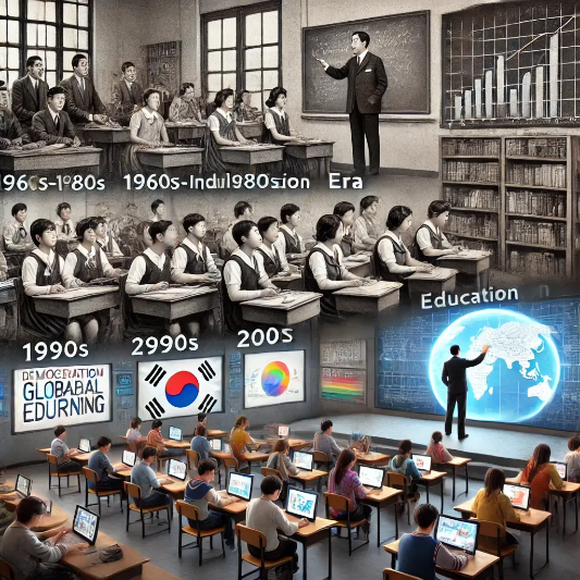한국 교육제도,교육사회학,산업화,경제 개발기,민주화,21세기,글로벌화