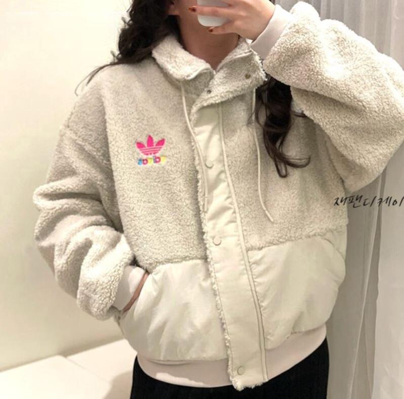 아디다스 후리스 뽀글이 자켓 GV2933