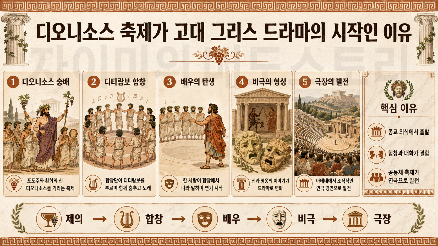 alt"디오니소스 축제가 고대 그리스 드라마의 시작인 이유"