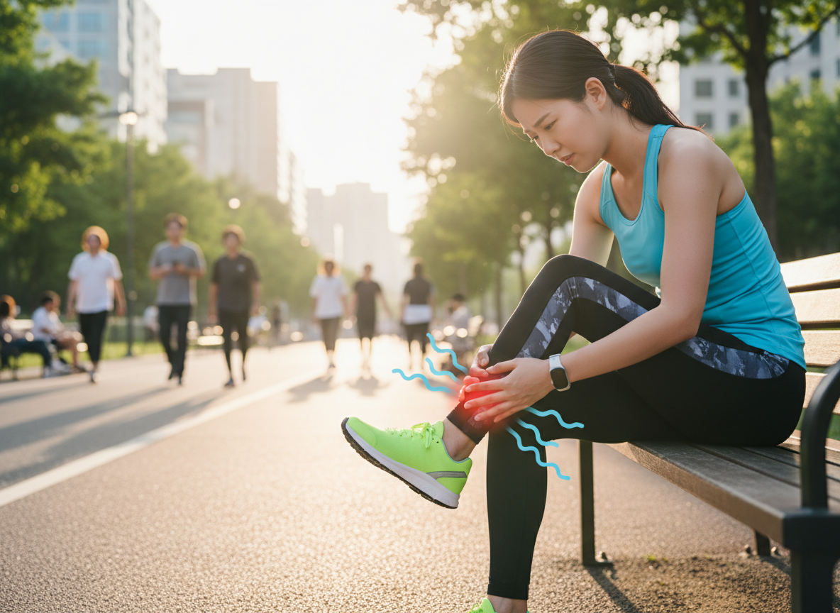 걷기 러닝 발등 통증 원인 진료과 찾기 어디아파 앱 어플