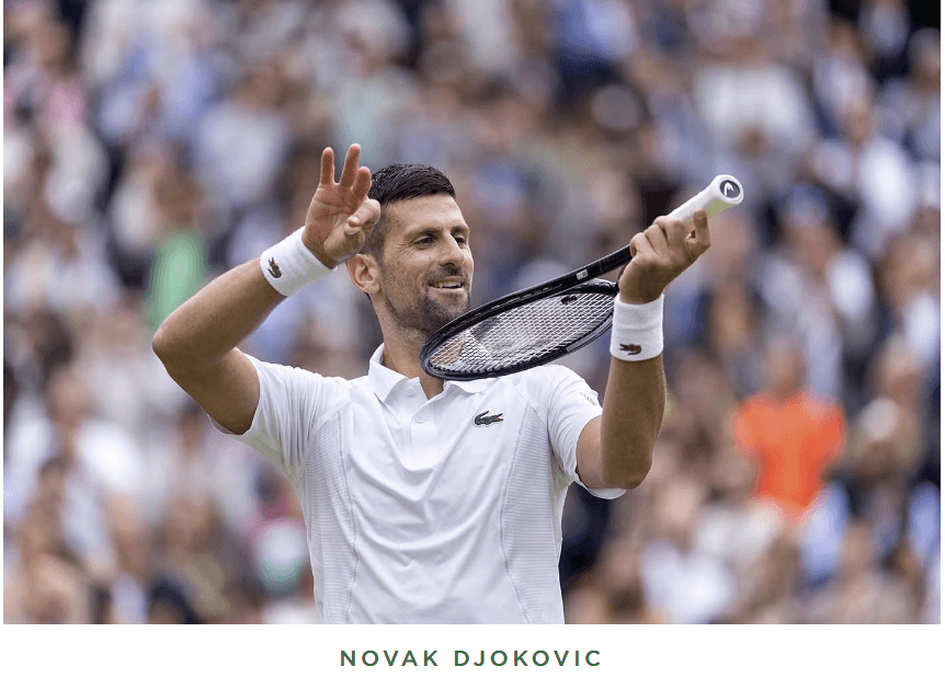 2024 윔블던 테니스 대회 남자 단식 준결승 결과 결승 진출자