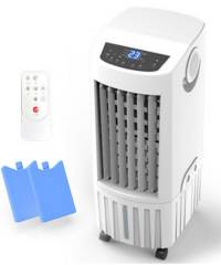 [2024년 최신형] 에어쿨러 냉풍기 12L 사무실 가정용 이동식 냉방기 소형 미니 에어컨선풍기 히듬