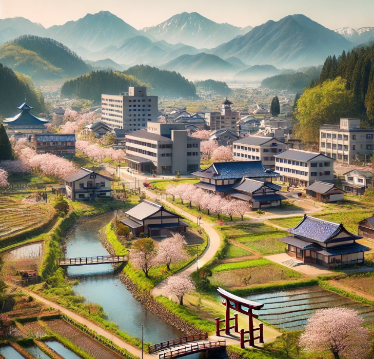 일본 지방 대학교 풍경