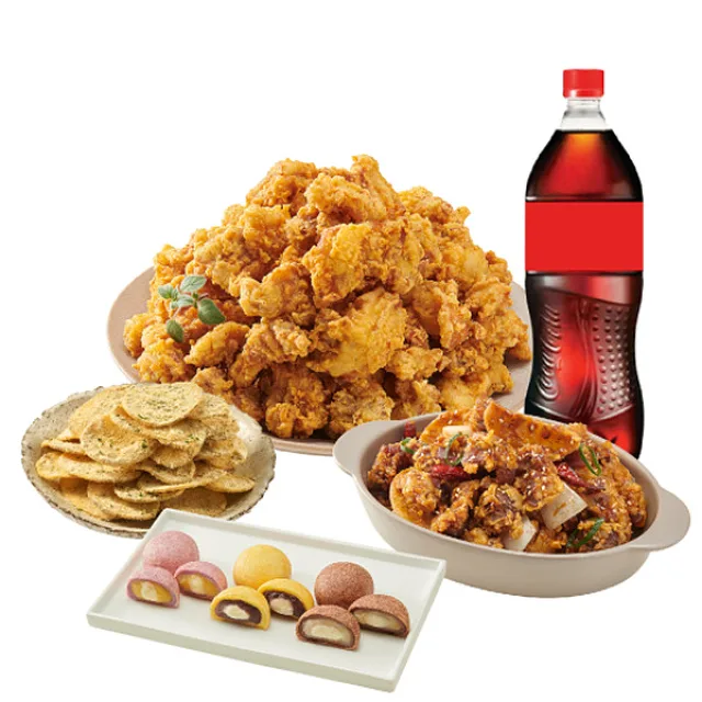 엄청 큰 후라이드 치킨