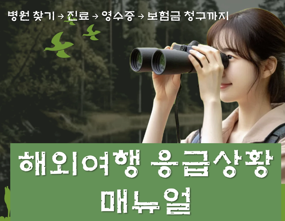 해외여행 중 응급상황 발생! 병원 방문부터 보험청구까지