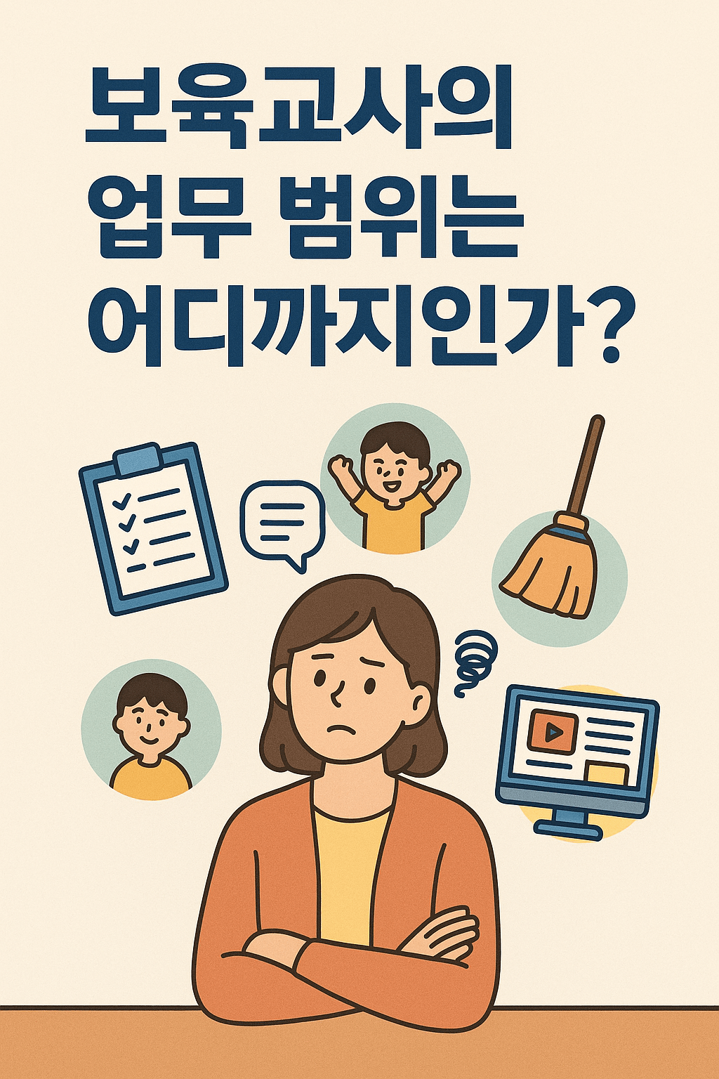 보육교사의 업무범위애 대한 고민