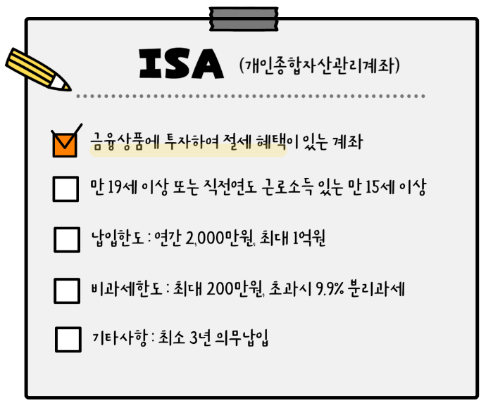 ISA 특징, ISA 장점, ISA 단점