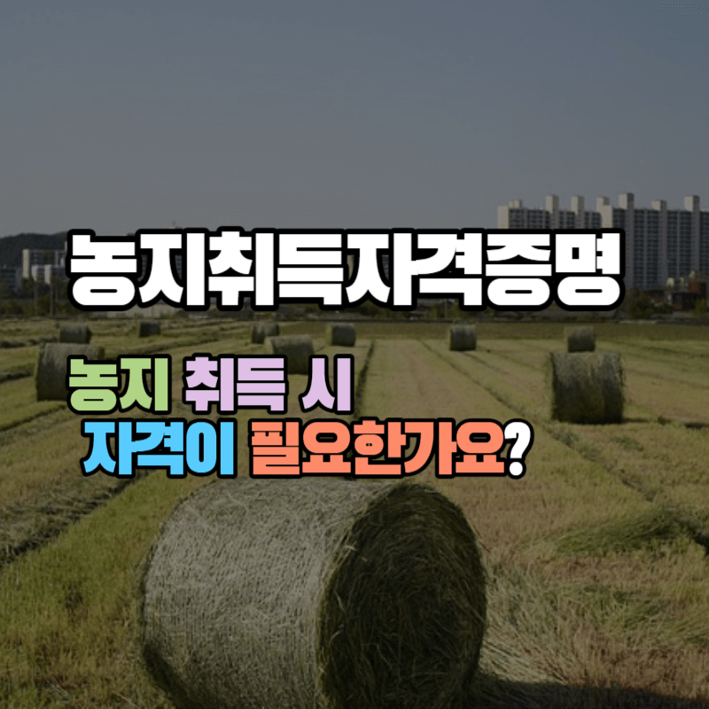 농지-취득-자격이-필요한가요-농지취득자격증명-제도