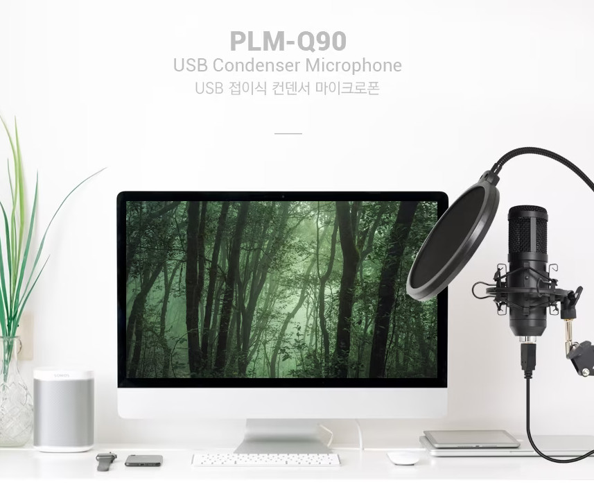 Pleomax PLM-Q90 스탠드 마이크