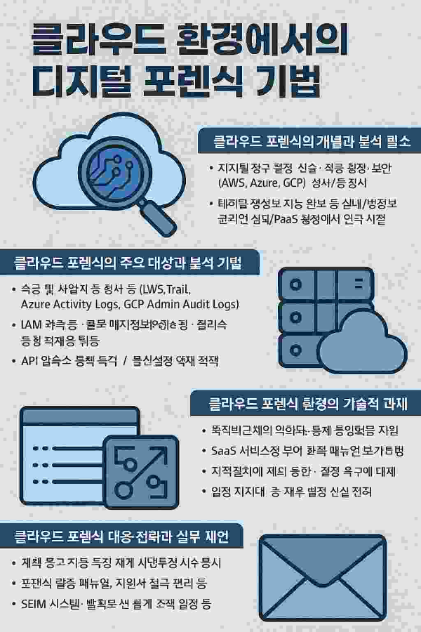클라우드 환경에서의 디지털 포렌식 기법