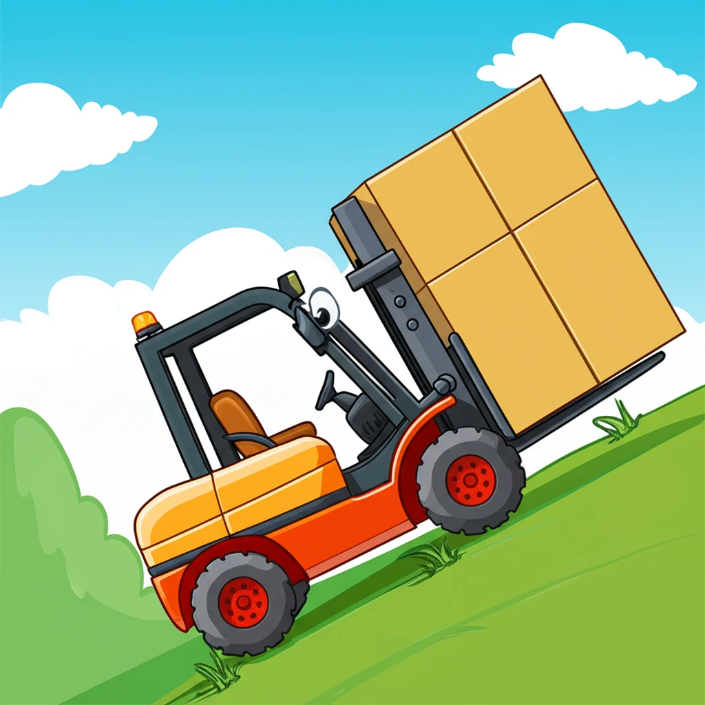 지게차 경사로 사고, 왜? 오르막 내..