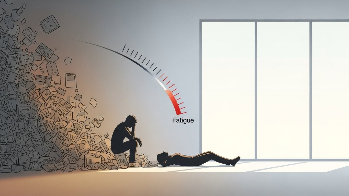 시각적 혼잡도와 감정 피로도의 상관계수 찾기