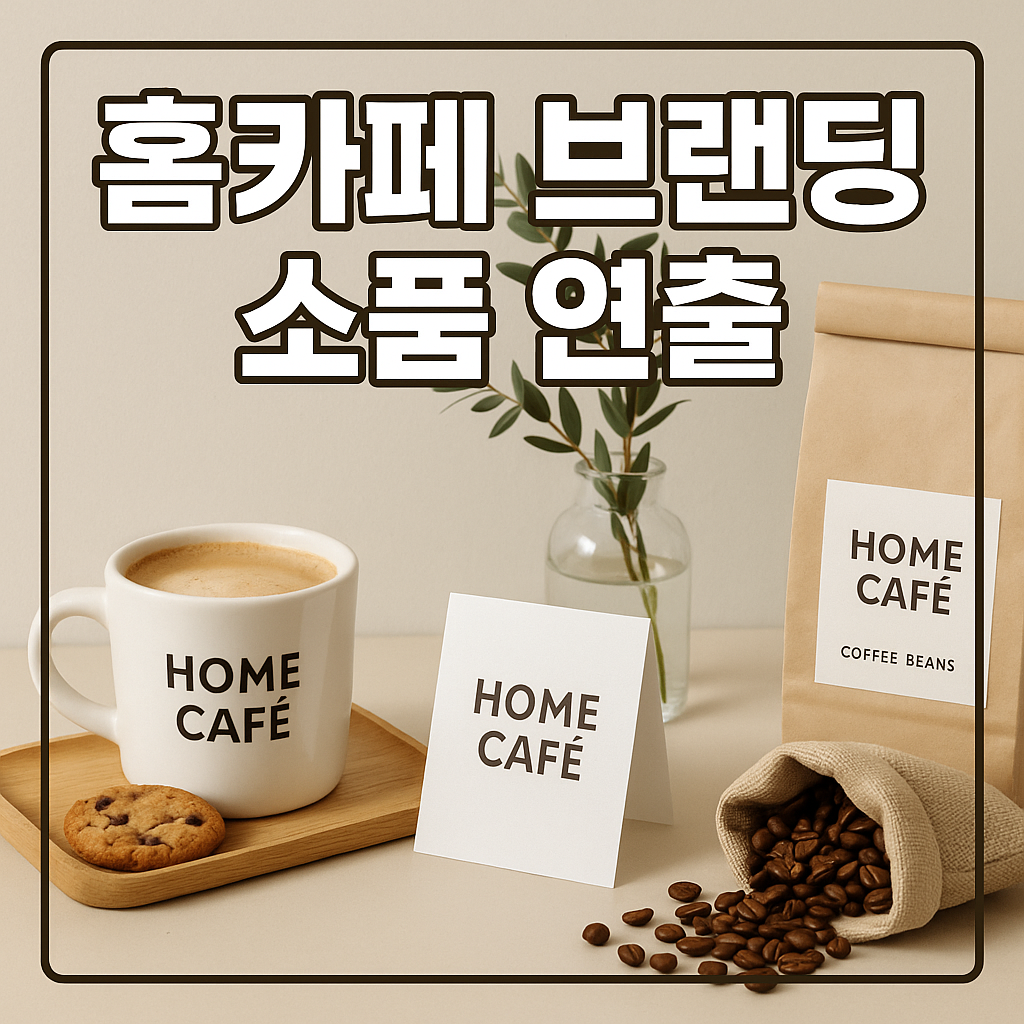홈카페 브랜딩 소품 연출