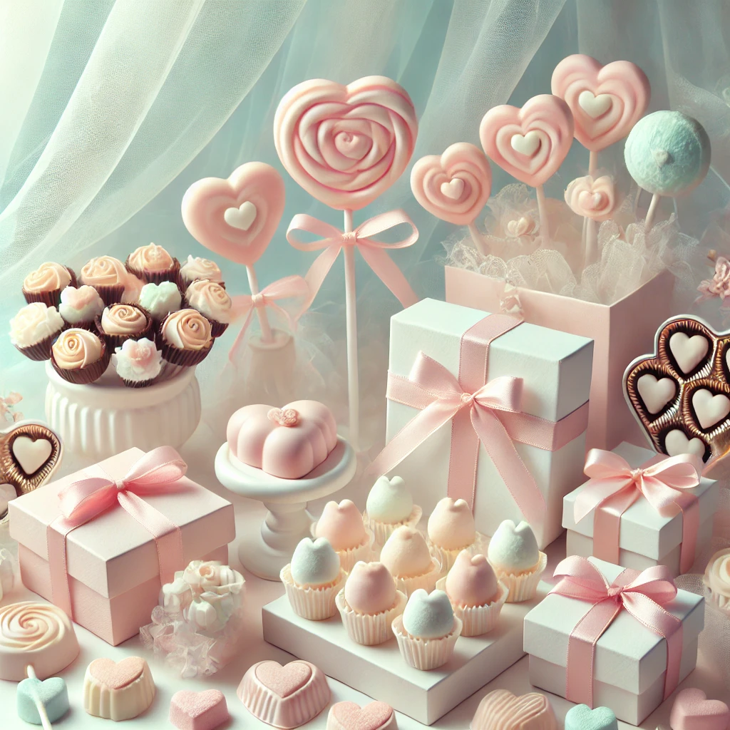 사탕이 가득 있는 모습