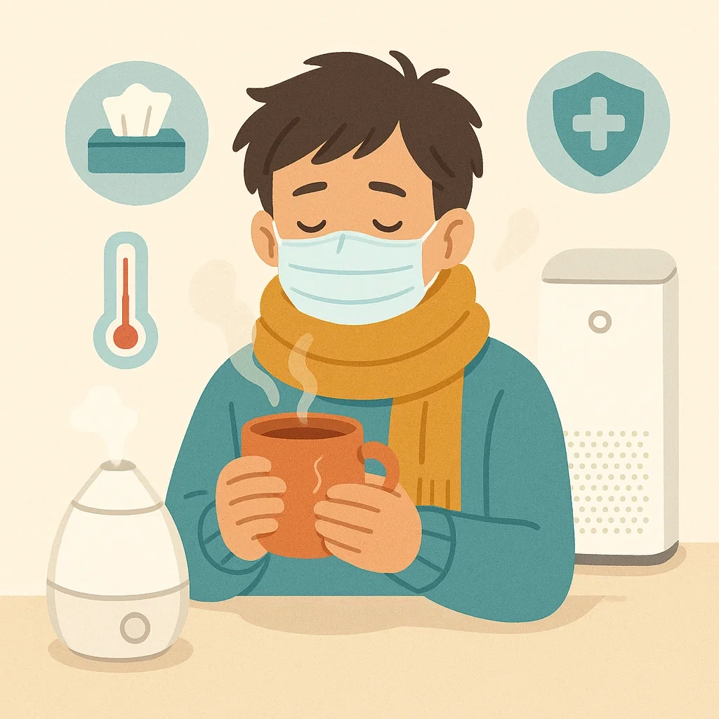 환절기 알레르기 감기 예방