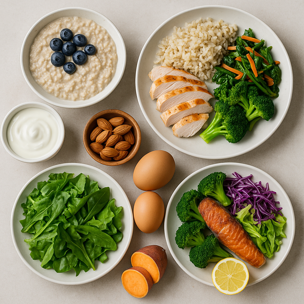 균형 잡힌 다이어트 하루 식단