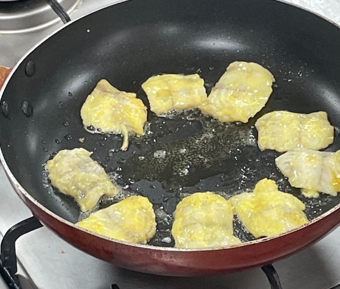 한식조리기능사 실기시험 준비 - 생선전 - 생선포 지지기