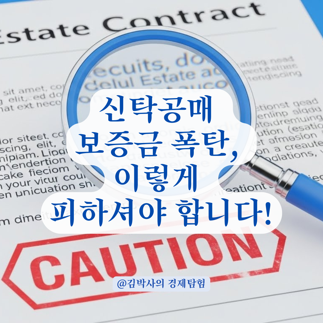 신탁 공매, 싼 가격만 보고 덤비면 '보증금 폭탄' 맞습니다! 💣 피하는 법 대공개.