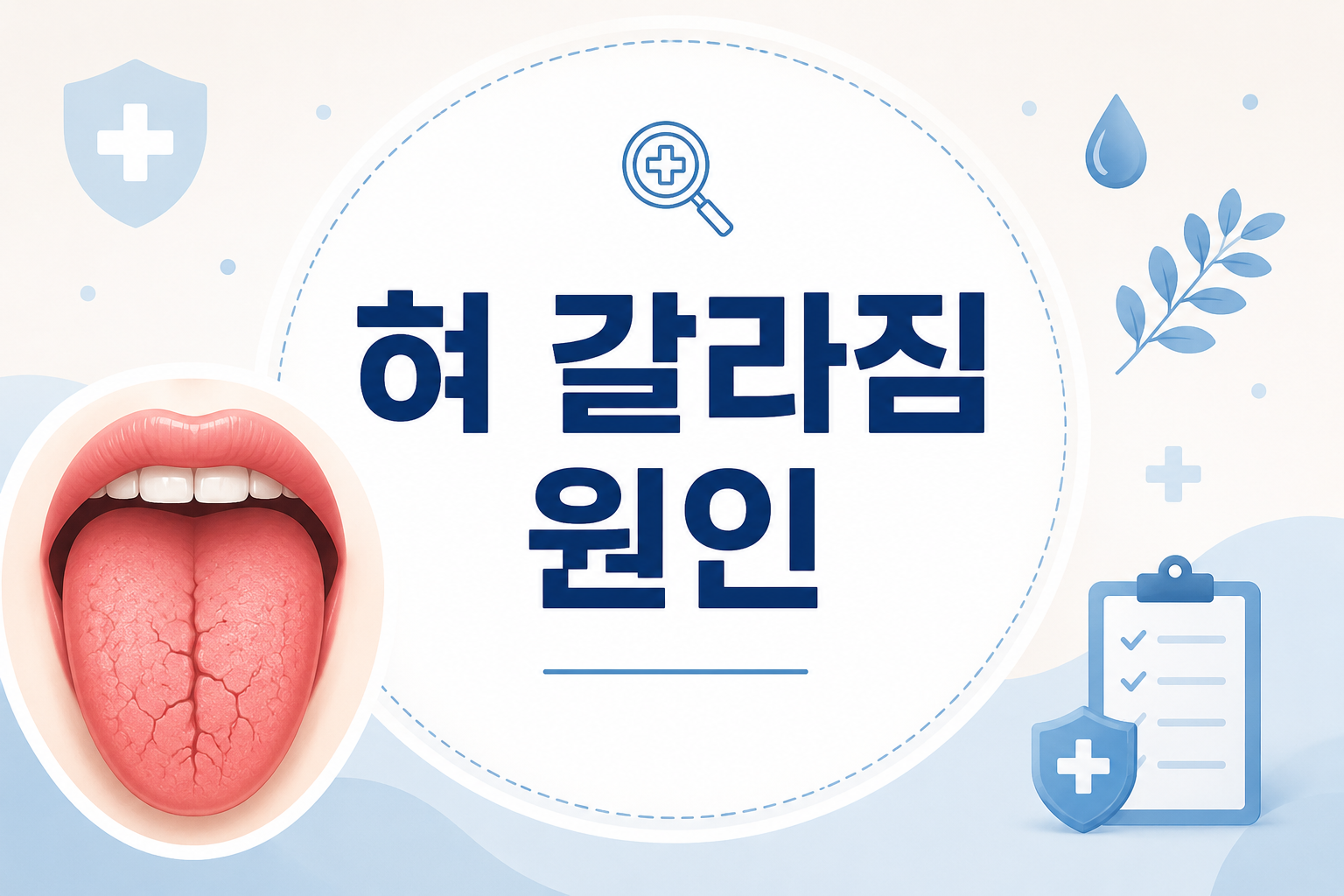 혀 갈라짐 원인