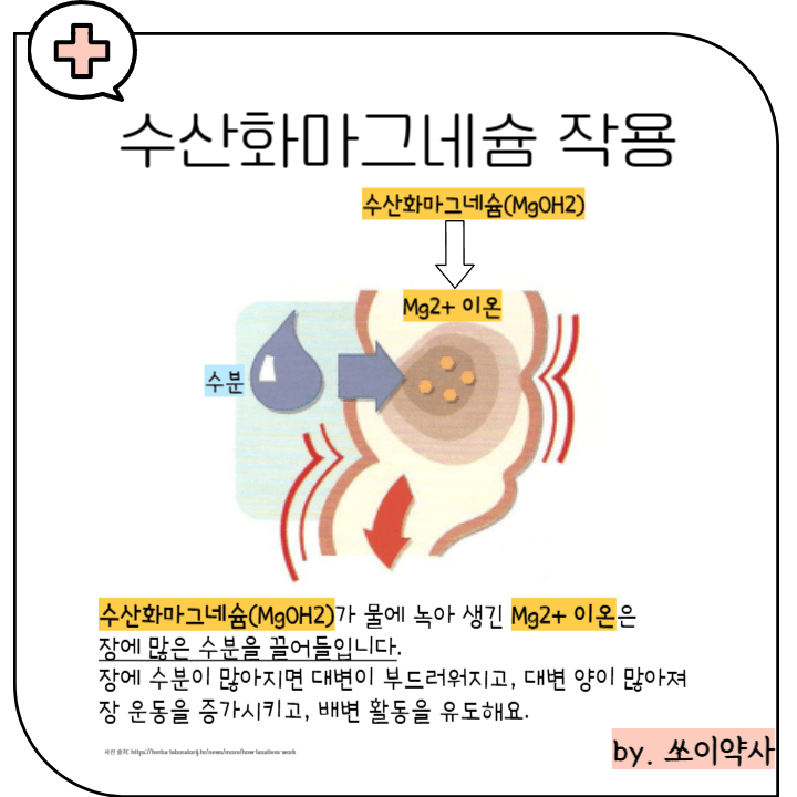 마그밀정 작용기전