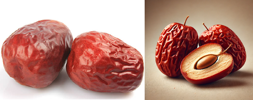 중국 신장 대추와 허베이 대추