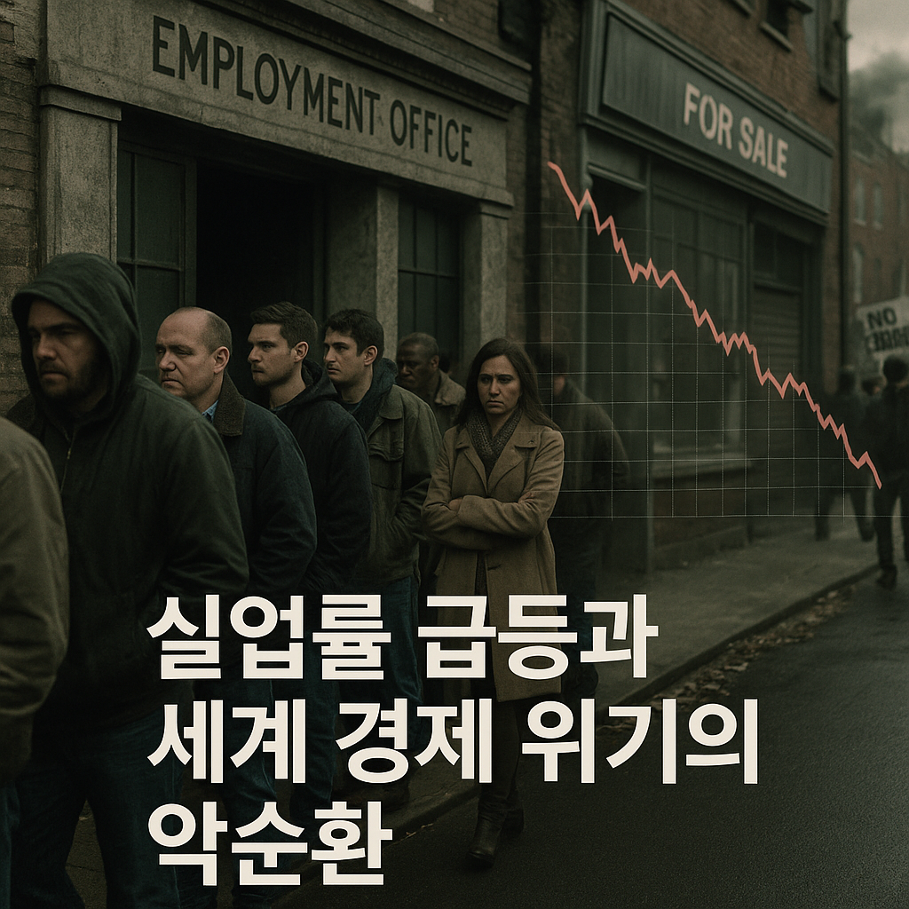 실업률 급등 관련 사진