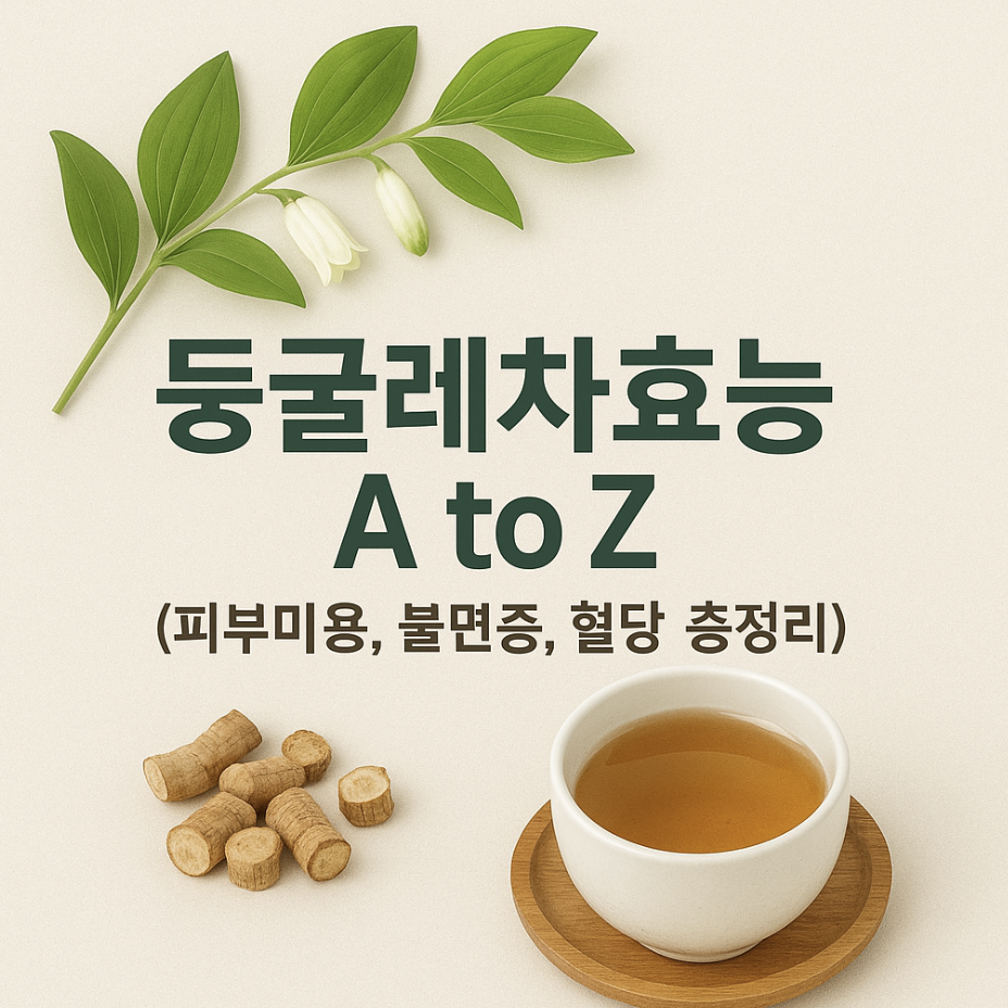 둥굴레차효능 A to Z (피부미용, 불면증, 혈당 총정리)