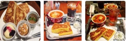 프렌치 토스트들의 사진이 모여져 있다.