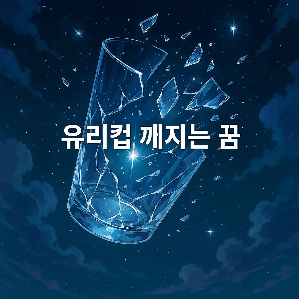 유리컵 깨지는 꿈