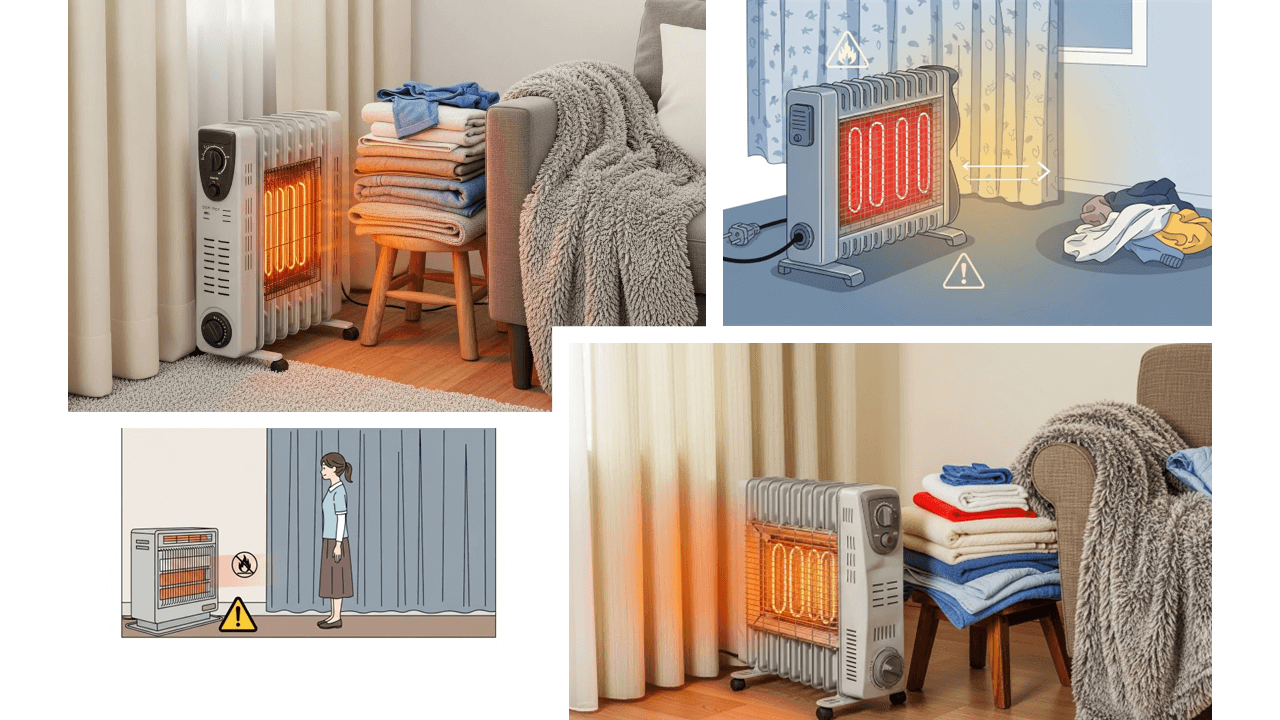 전기 히터 화재, 왜 자주 발생할까?