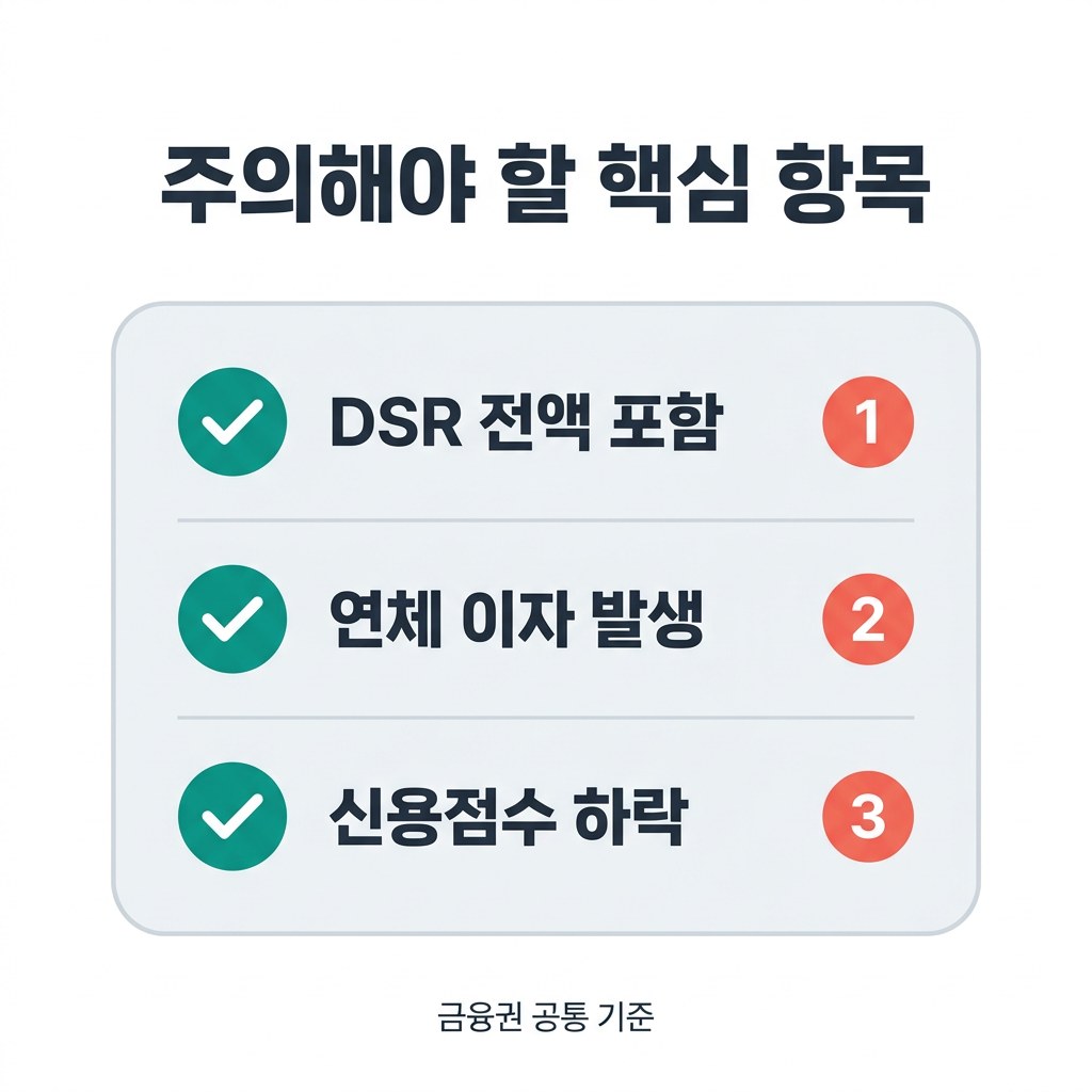 마이너스통장 개설 주의해야 할 핵심 항목