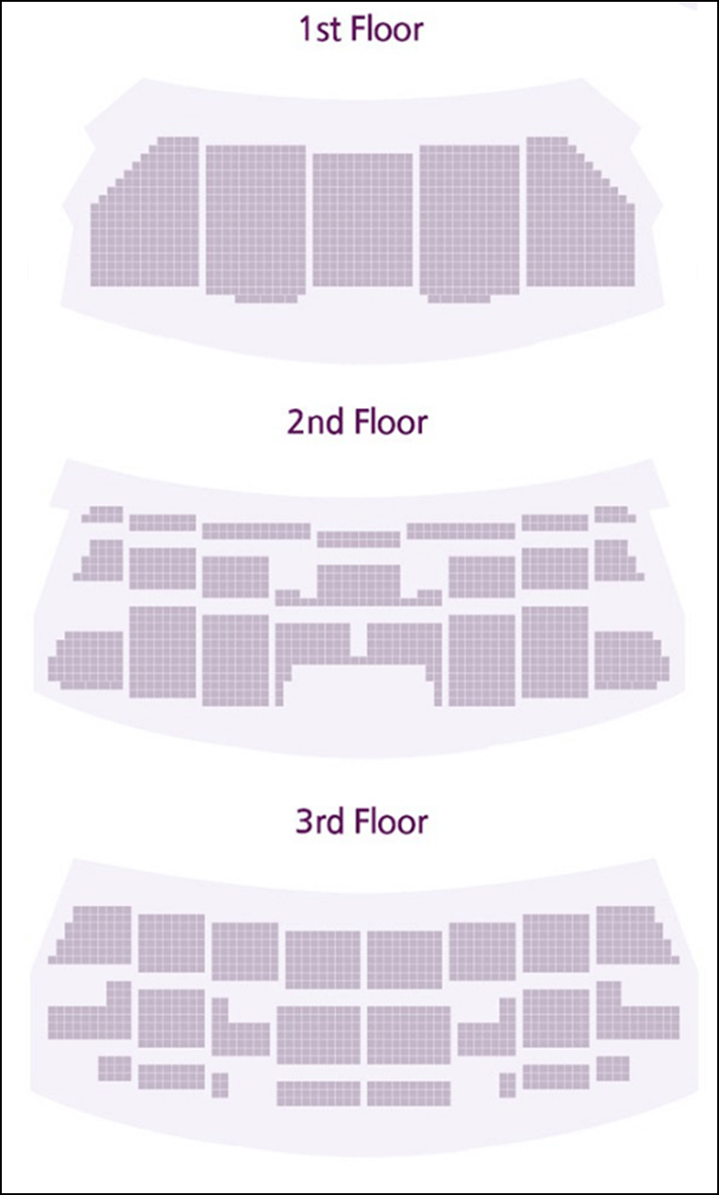 세종문화회관 좌석배치도 안내