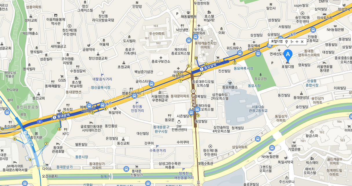 동묘역(동대문 근처, 종로) 가성비 좋은 호텔, 호텔 DM 가는방법, 각 객실 후기