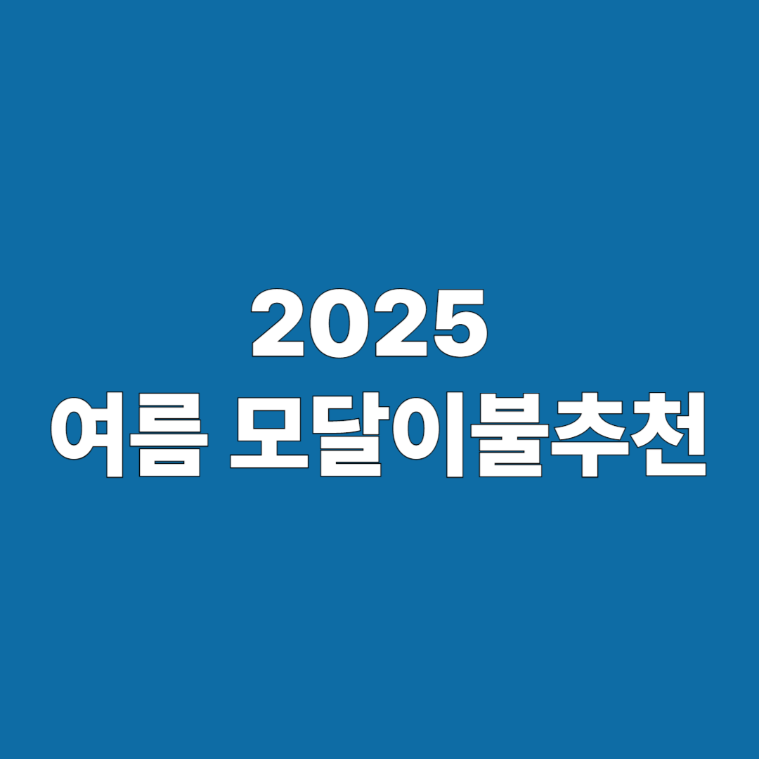 2025 모달여름이불 추천