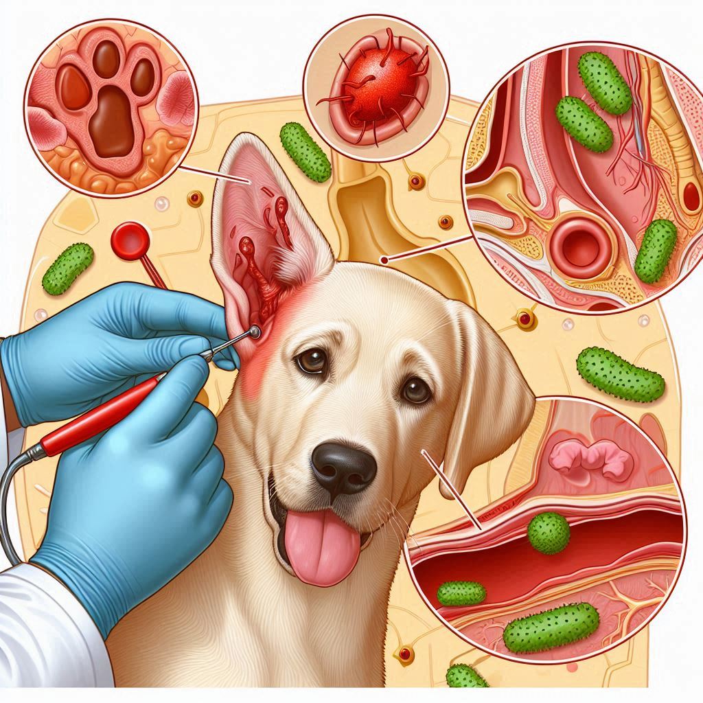 강아지 귀염증6