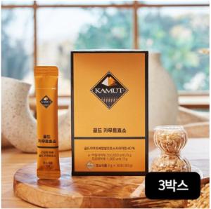 골드 카무트효소 3개월분 (3g x 90포)&#44; 3개&#44; 90g