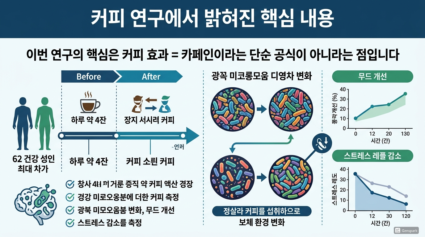커피 연구에서 밝혀진 핵심 내용