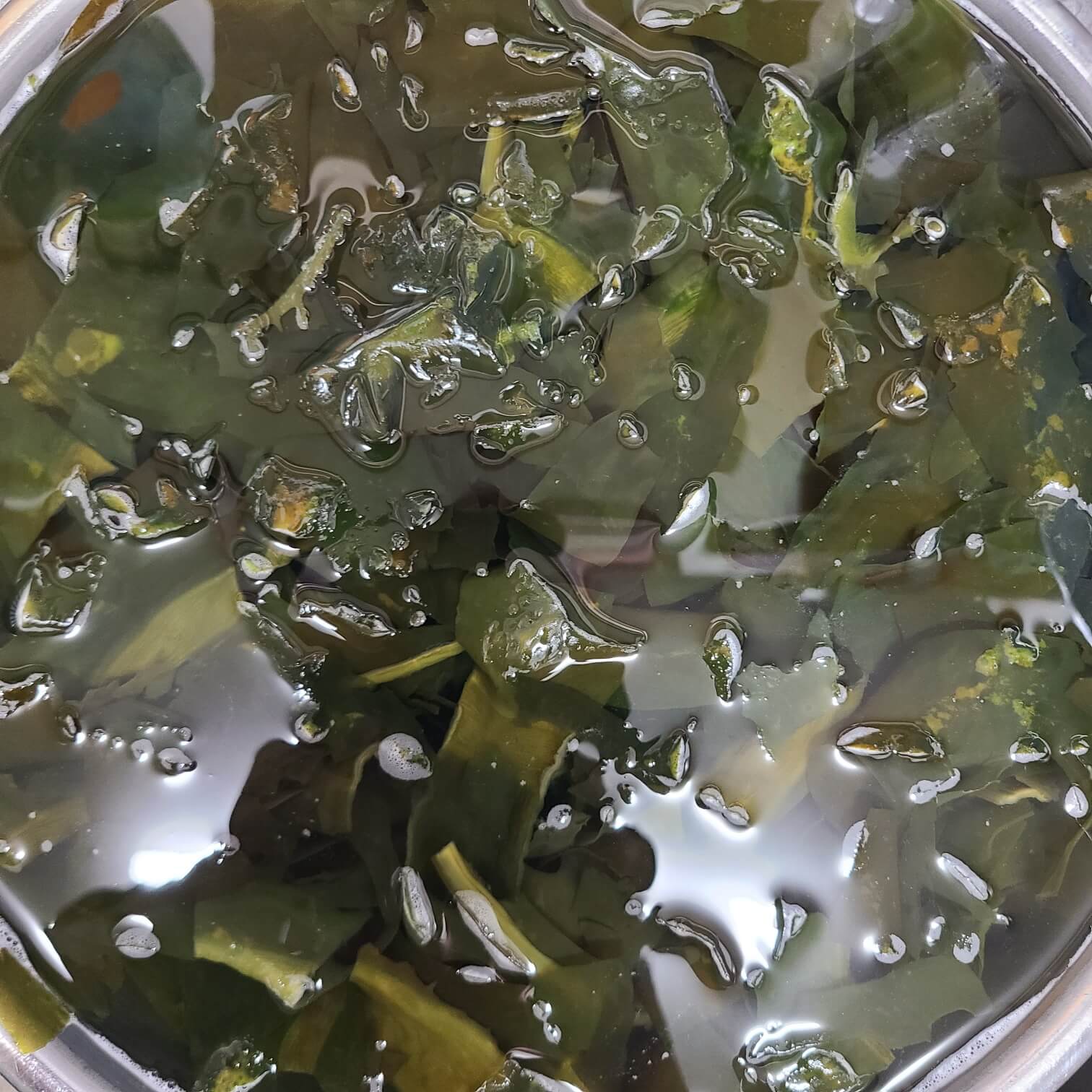 미역불리기&amp;#44; 미역 불리는 시간