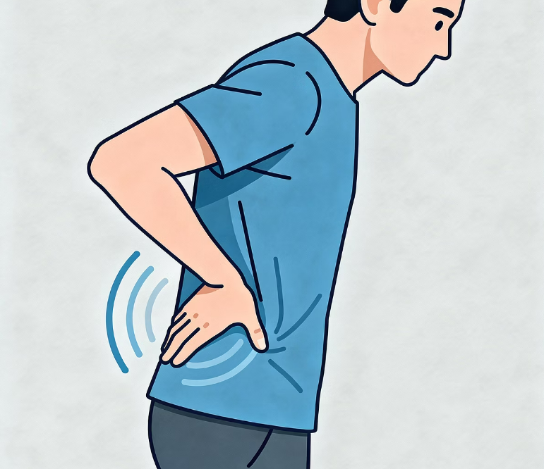 오른쪽 등 통증 의심되는병