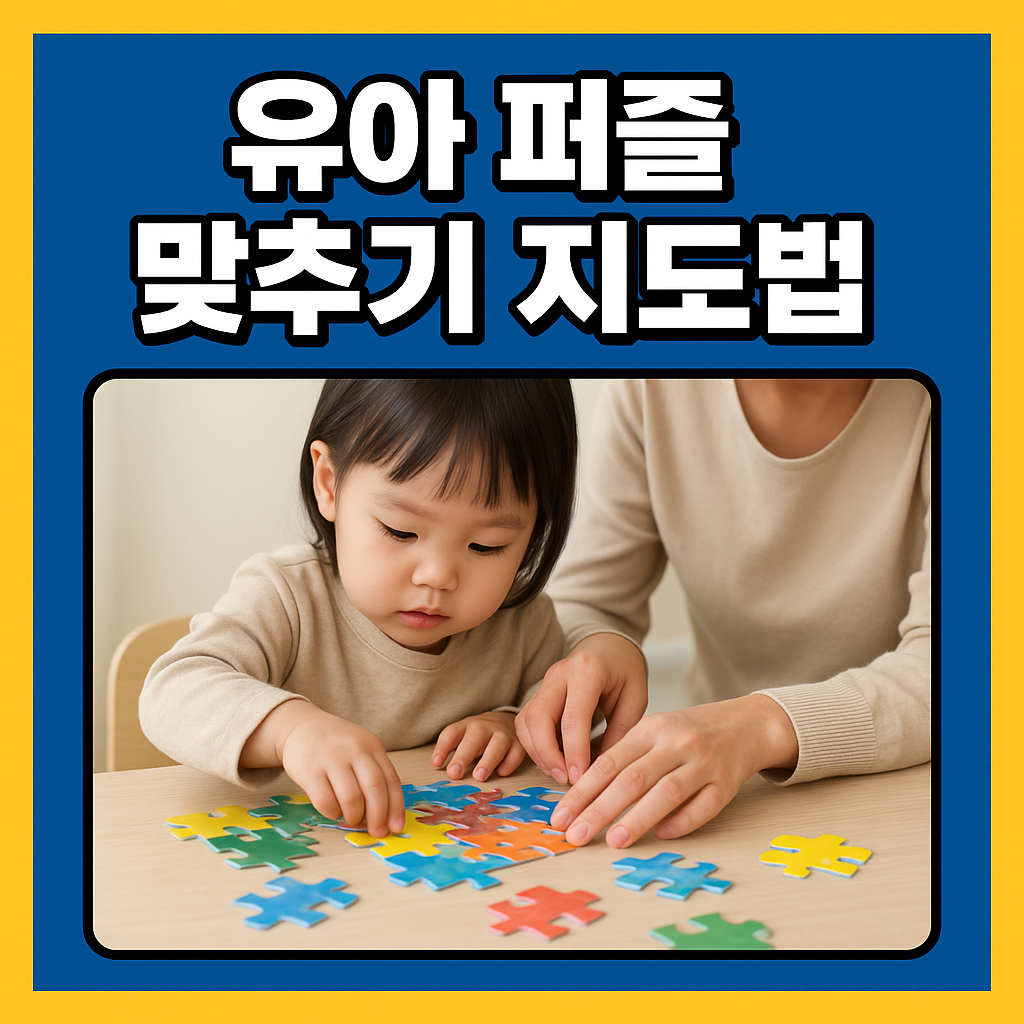 유아 퍼즐 맞추기 지도법